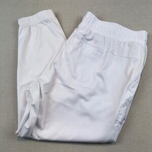 HH Works by Healing Hands White Jogger Scrub Pants 2X-P Cargo Medical